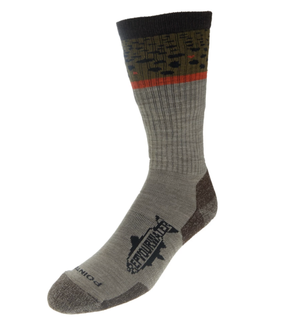 Rep Your Water Brown Trout Band Socks